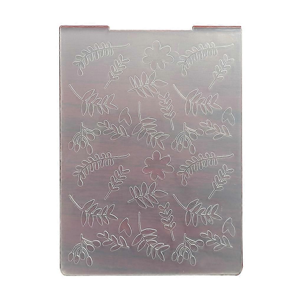 Tree Leaf Frame Template Embossing Folder for Paper Craft Photo Album Decors