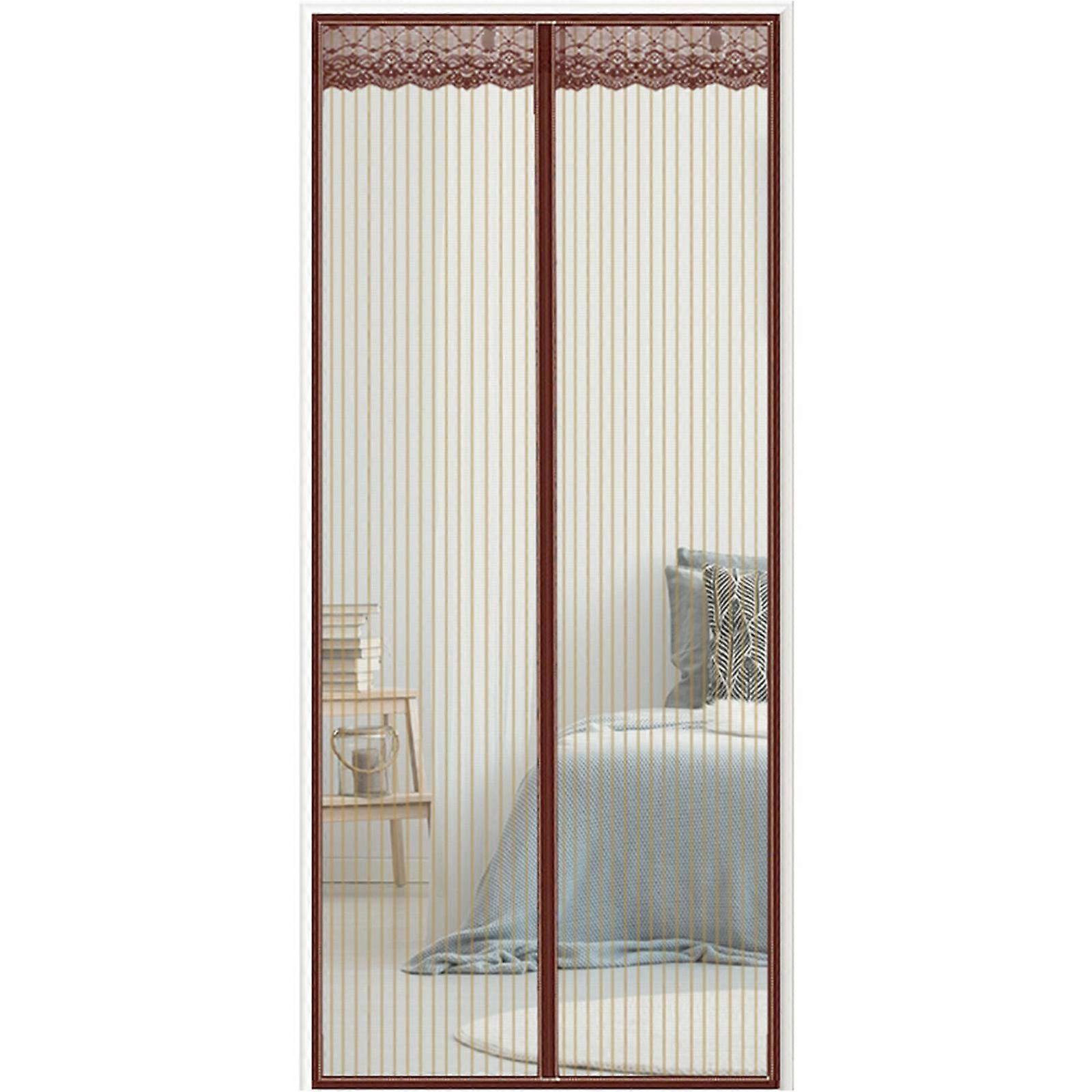 Magnetic Screen Door - Self Sealing, Heavy Duty, Hands Free Mesh Partition Keeps Bugs Out