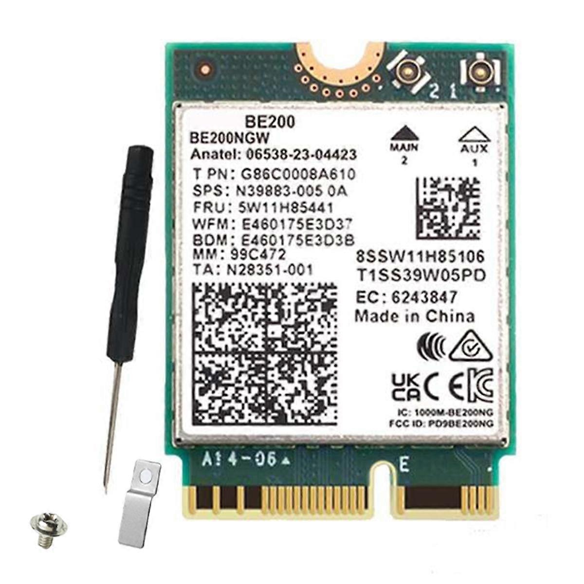 WIFI 7 BE200 BE200NGW WiFi Card BT 5.4 802.11AX Tri-Band M.2 NGFF Wireless Network Adapter pentru Win10/11