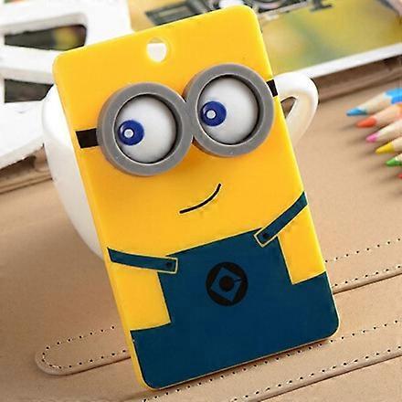 PVC Card Holder Credit Card Bus Card Case Cute Cartoon Panda DT Wuck Monster Design Key Holder Ring Bag Accessories KT5