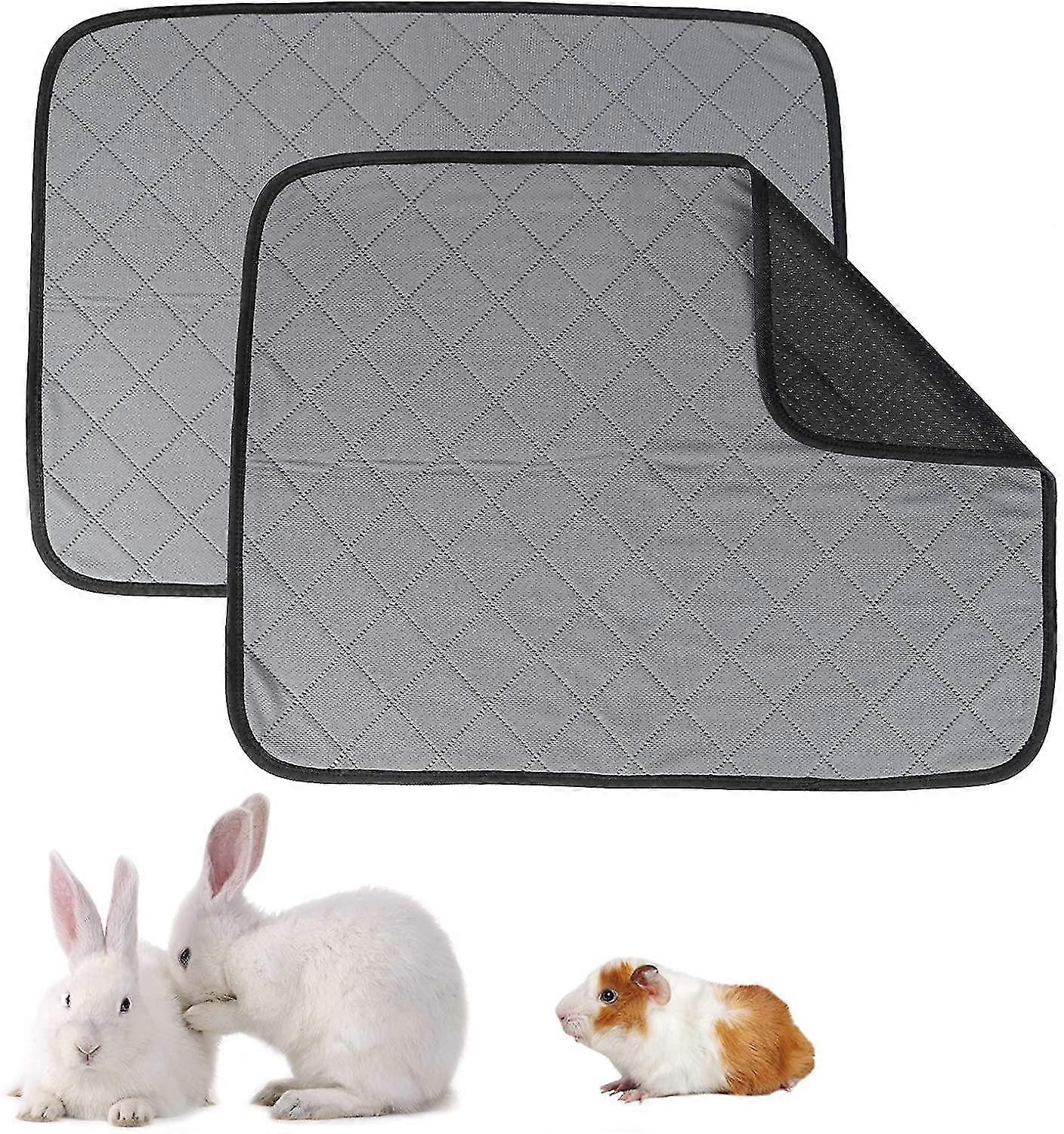 Pet Mat Hutch Accessory 60*45cmgray-2pcs