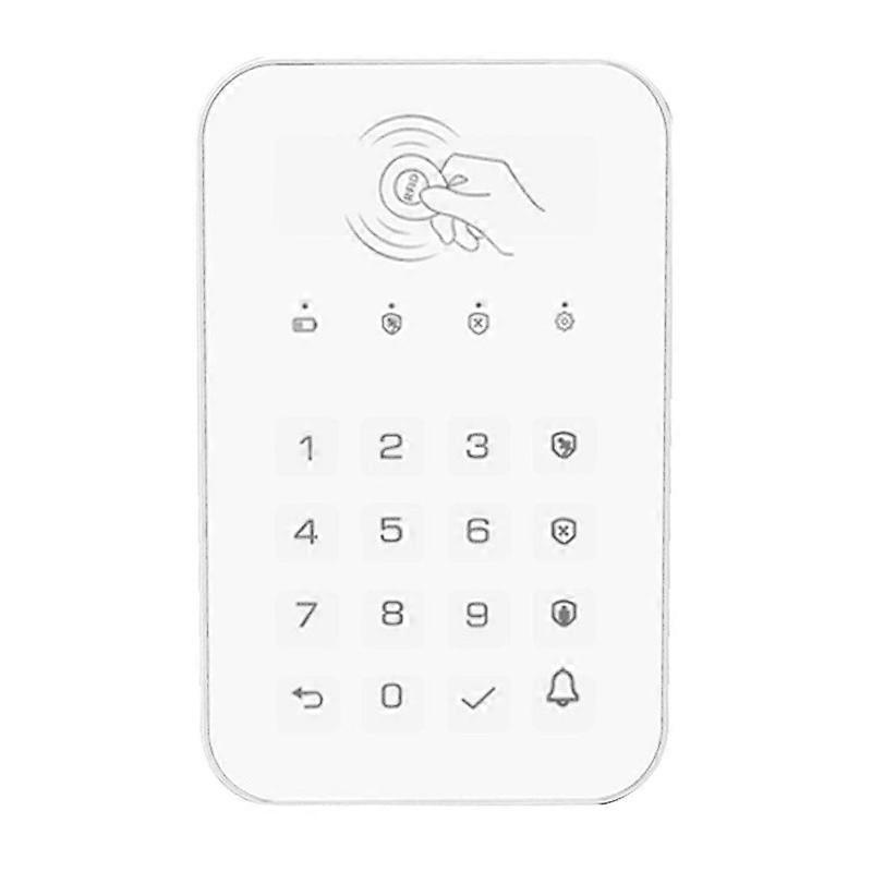 Wireless Touch Keypad Lock 433mhz Frequency Ev1527 Weapon Code Unlock Security System Code Rfid Connected Alarm Center