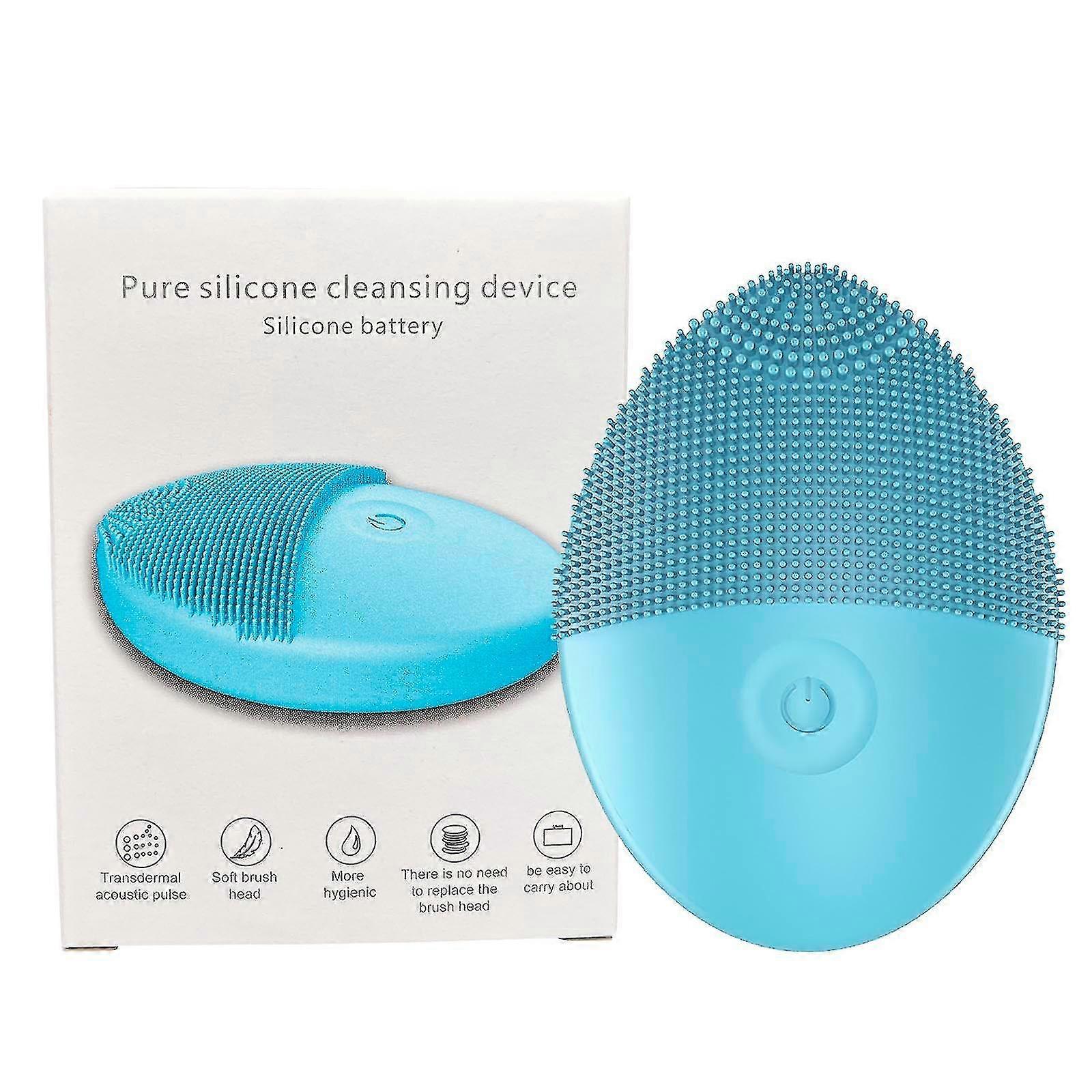 Silicone Electric Face Wash Blue