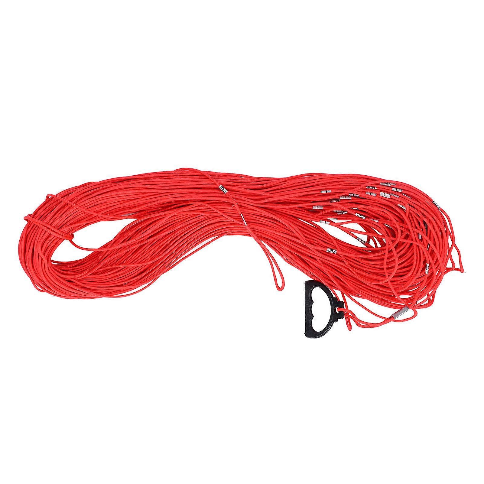 Deep Well Measuring Rope 100M Nylon Multifunctional Railway Road Measuring Rope for Engineering Construction