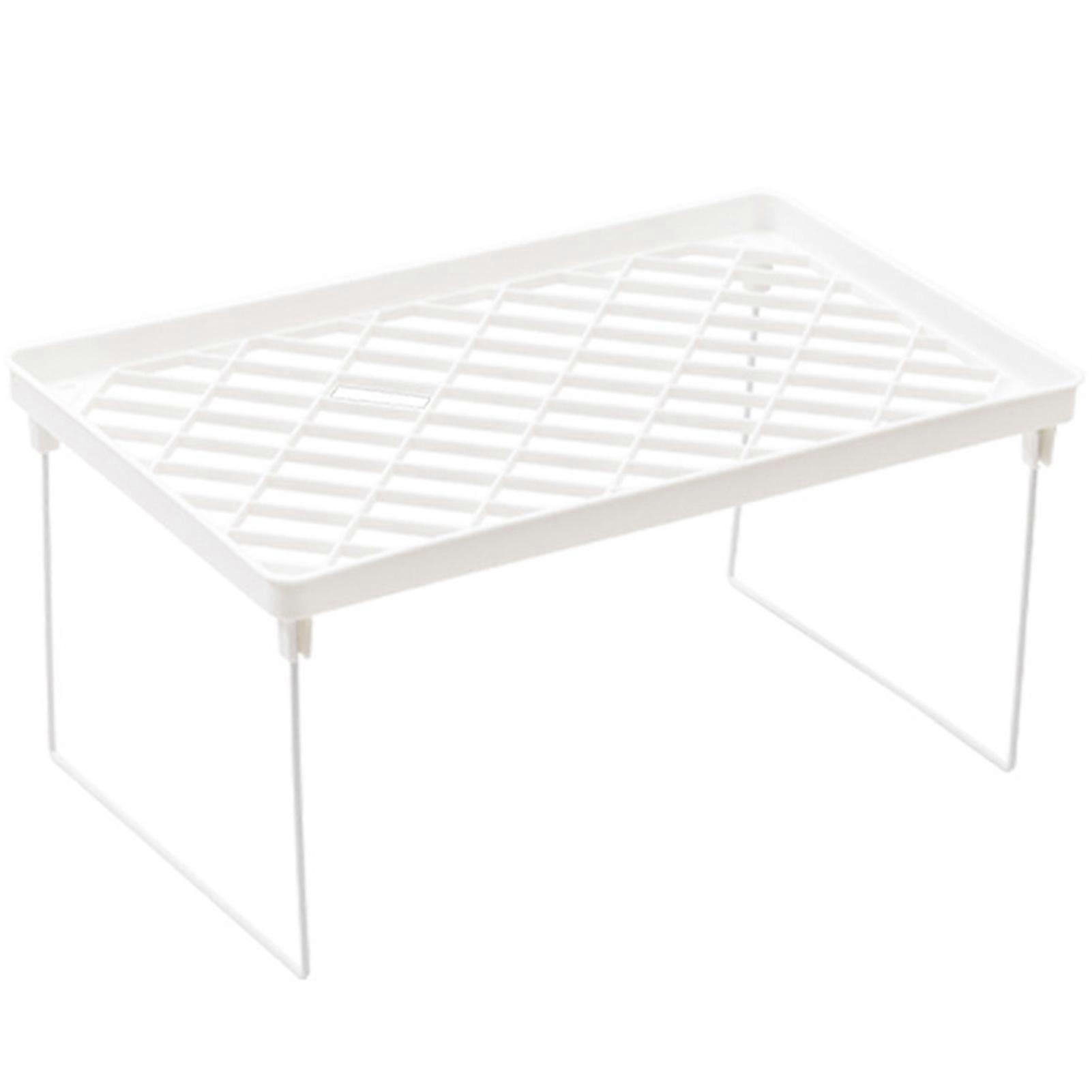 Storage Rack Shockproof Space-saving Plastic Single Layer Desk Organizer for Dorm