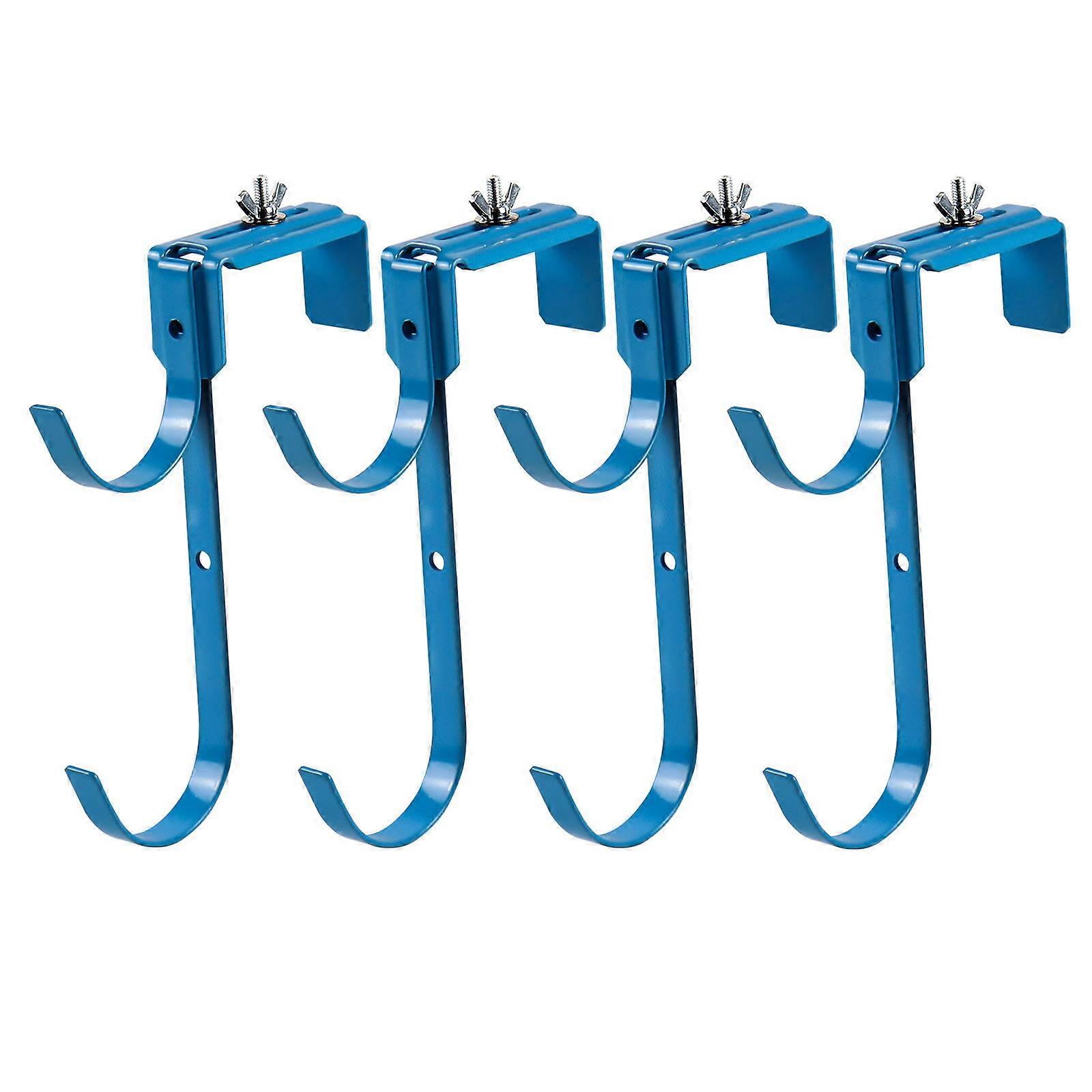 Adjustable Aluminum Pool Pole Hanger/Hook, for Pool Poles, use to Hang Pool Accessories on Pool Fence/Wall, is Rust Resistant -100% NEW