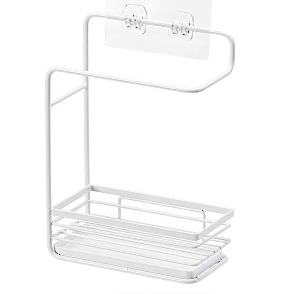 Sponge Holder Kitchen Organizer Dish Drainer Countertop Brush Rack