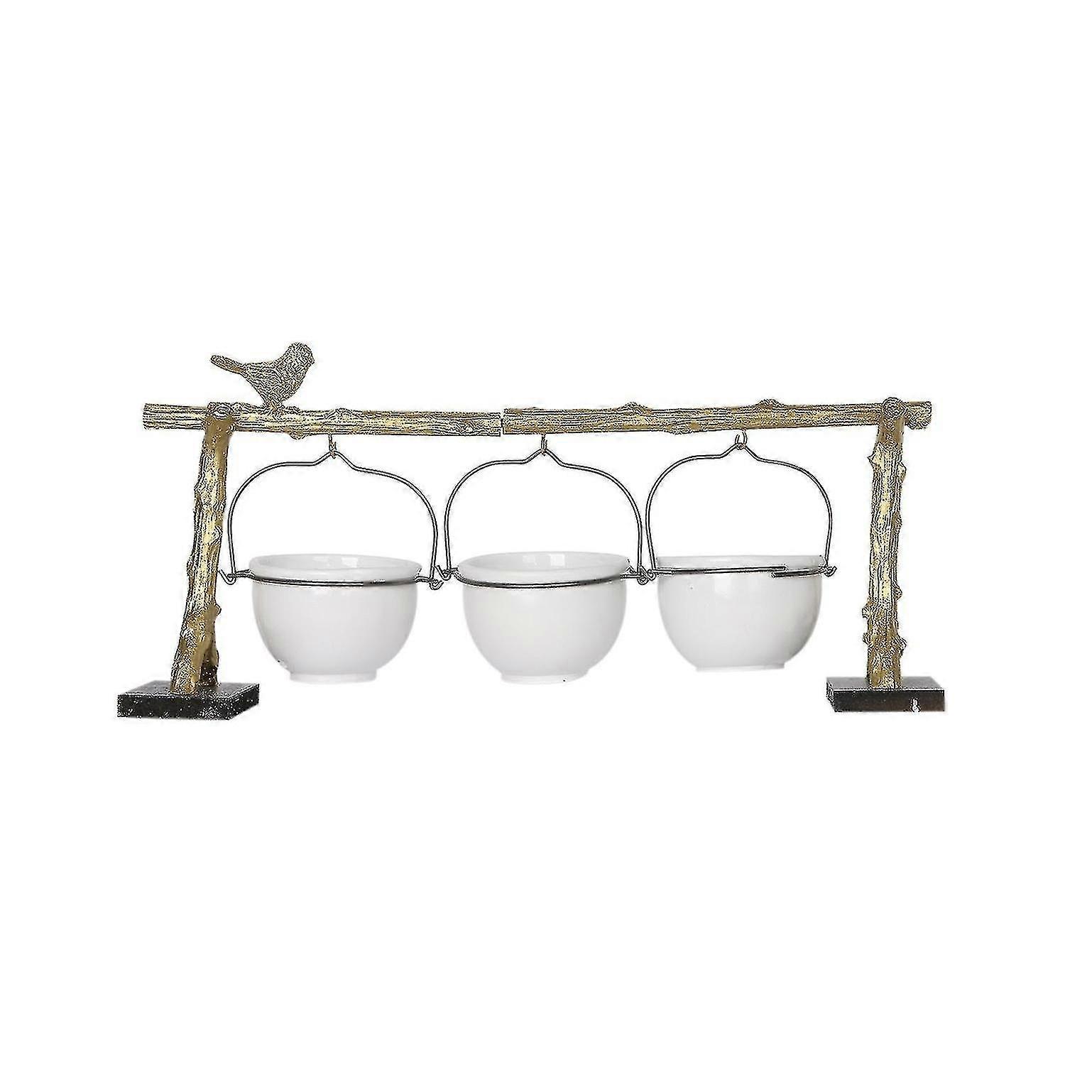 Mini Christmas Snack Rack Bowl Rack With Removable Basket Storage Rack