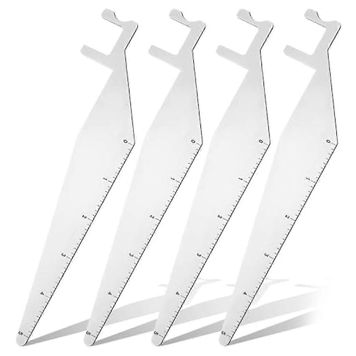 4pcs Multipurpose Firefighter Tools Pry Firefighting Tools With 5 Inch Scale Flexible Lever Tools P