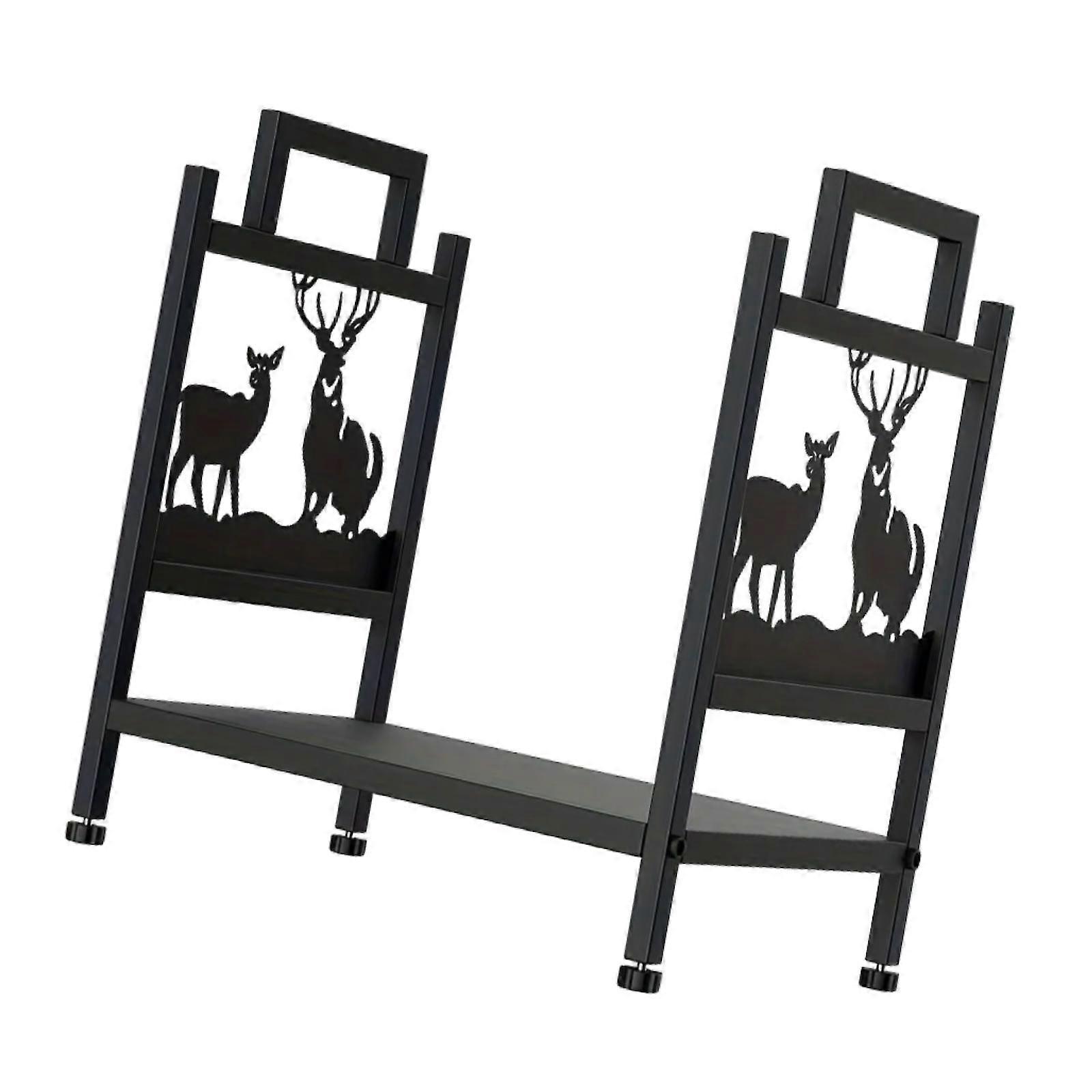 Rack de lenha para lareira interna e externa para lareira interna