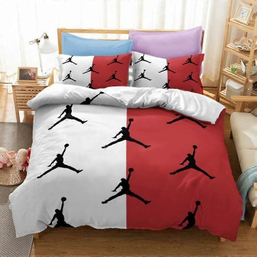 v3742 Lakan Basketboll Collection Påslakan Set Sovrum Dekor Mjuka sängkläder Lakan IU3742