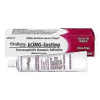 1-3 stk termoplastisk proteselim for montering og stramming av løse proteser holder proteser i 4 dager