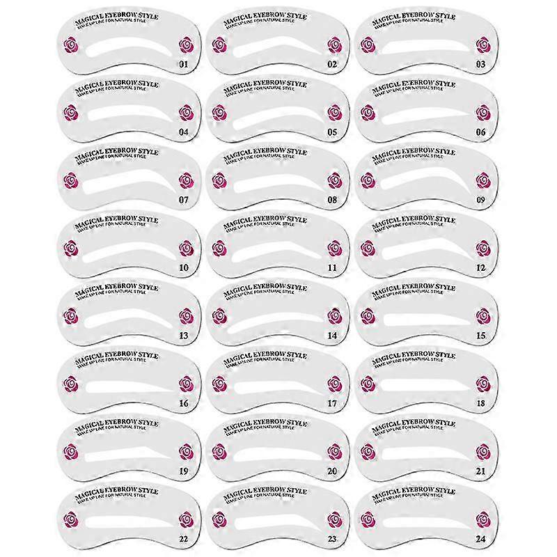 Eyebrow tablets 24 pcs white