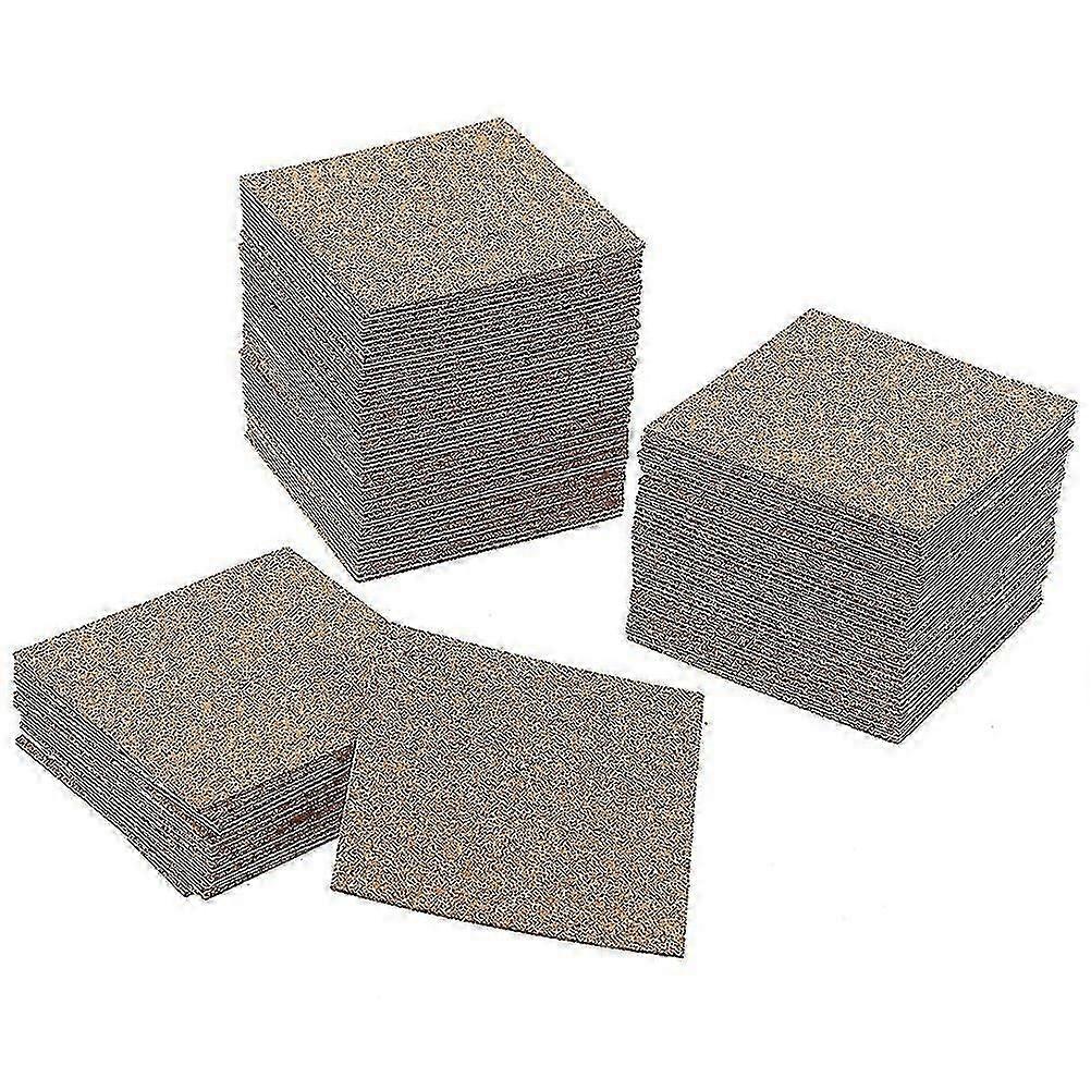 40pcs Self-adhesive Cork Coasters Squares Cork Mats Cork Backing Sheets For Coasters And Diy Crafts Supplies