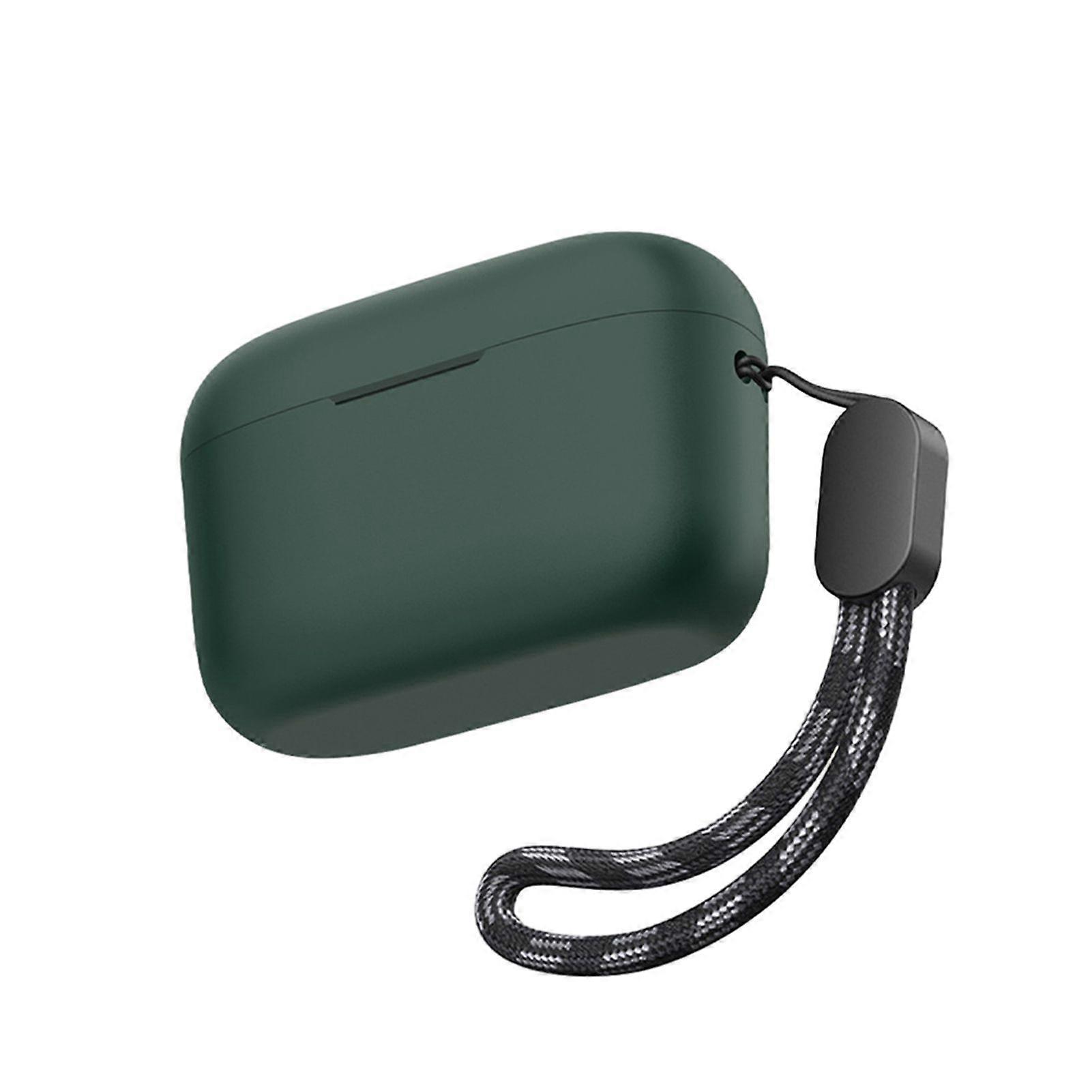Earphone Case Full Coverage Tight Fit Anti-shock Bluetooth-compatible Earbuds with Hanging Rope Carrying Case for Anker Soundcore A20i