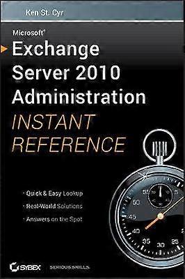 Microsoft Exchange Server 2010 beheer Instant-naslaginformatie