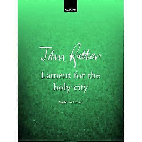 Lament for the holy city