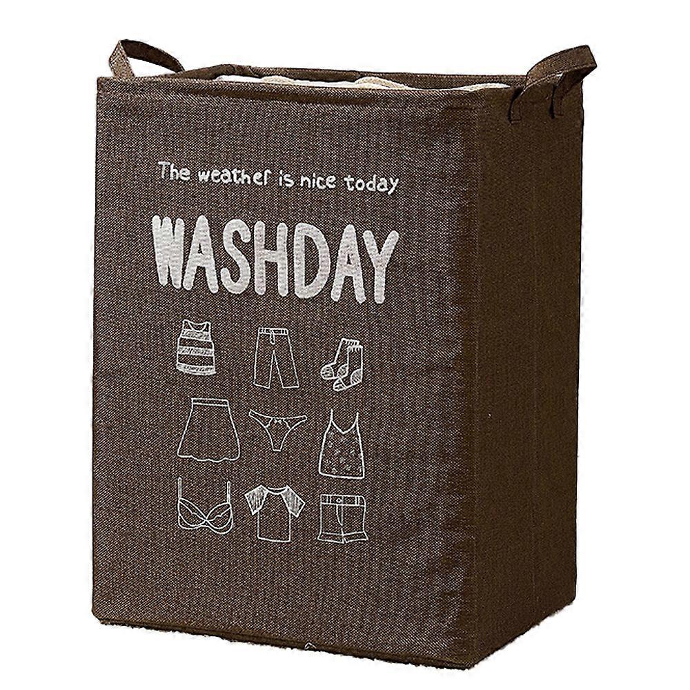 Foldable Laundry Basket, Handles, Collapsible Wash Basket