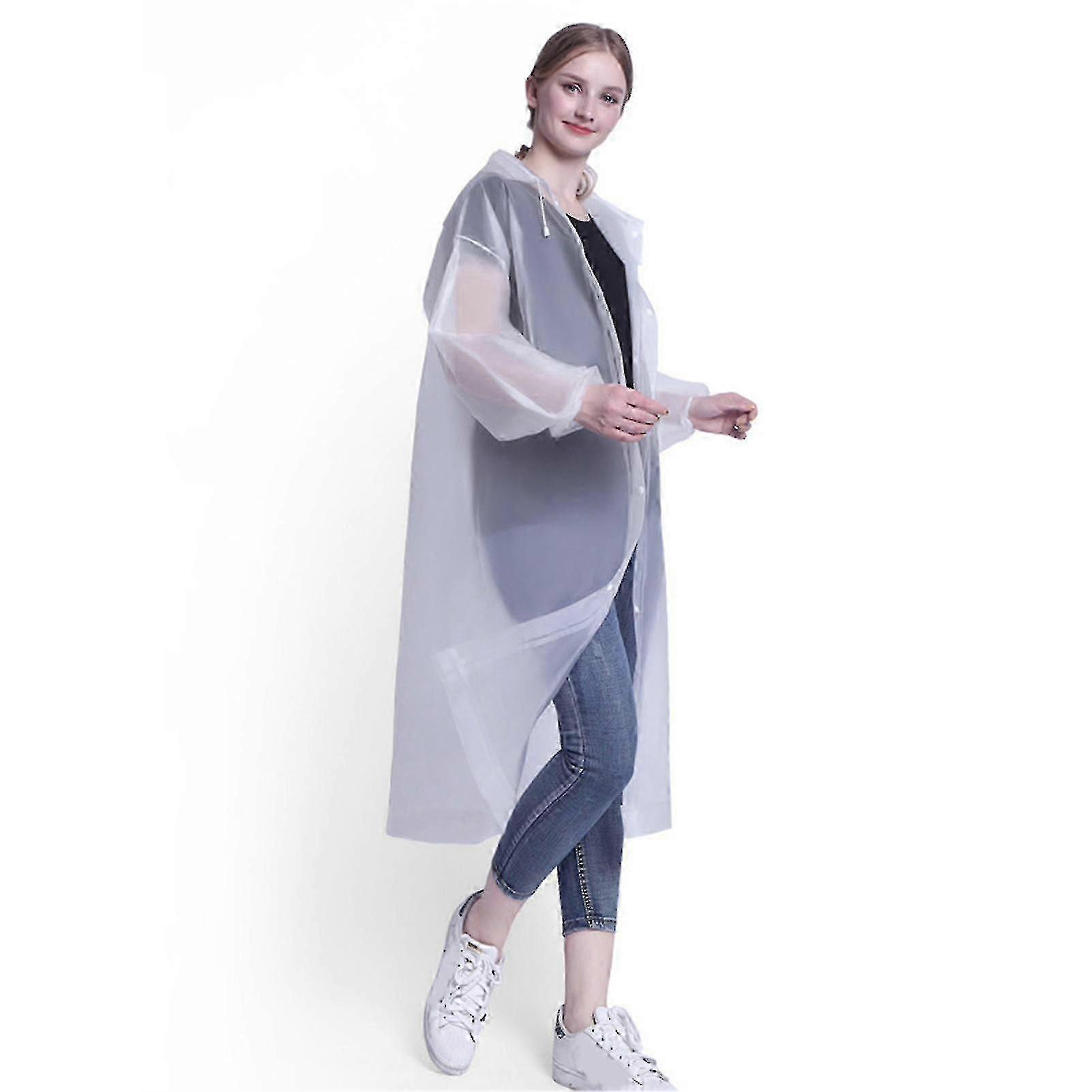 معطف واق من المطر من قطعة واحدة للبالغين معطف واق من المطر محمول مقاوم للماء قابل لإعادة الاستخدام في الهواء الطلق للمشي لمسافات طويلة التخييم السفر