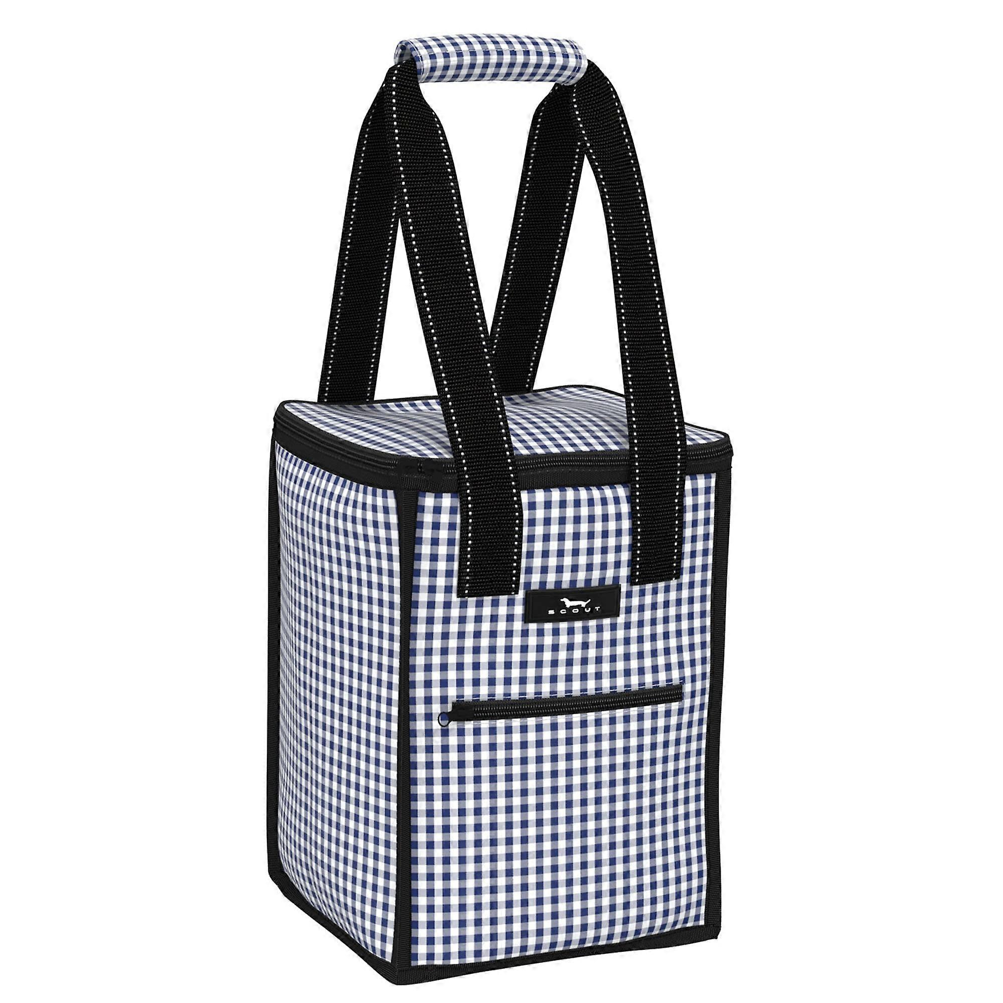 5-Bottle Insulated Cooler Chest - Portable Outdoor Cooler with Durable Design and Compact Size for Camping and Picnics