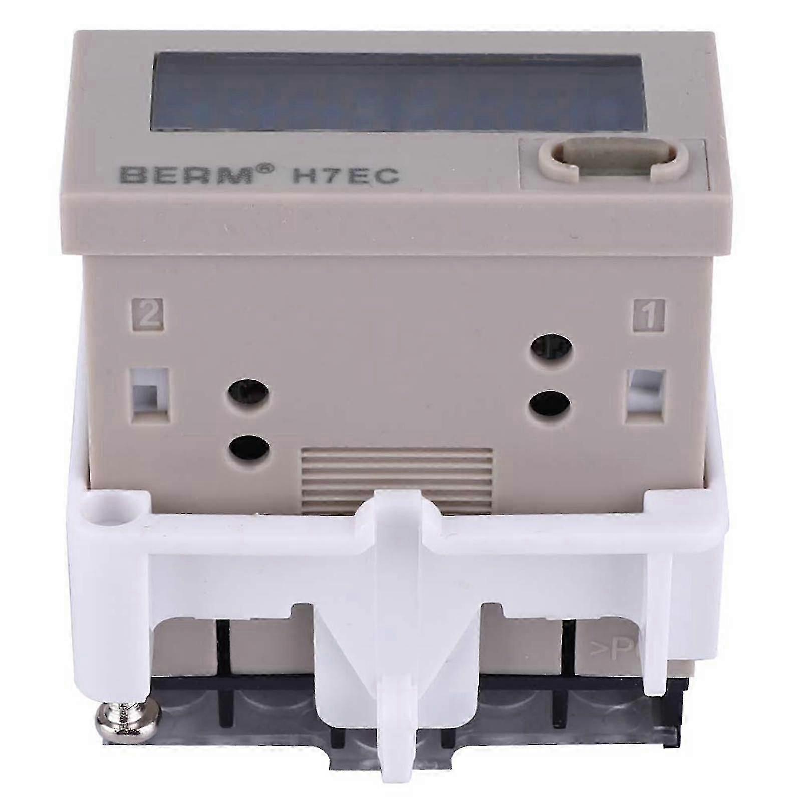 H7EC N without Input Voltage Digital Electrical Counter Totalizer with 8-gigit LCD Display