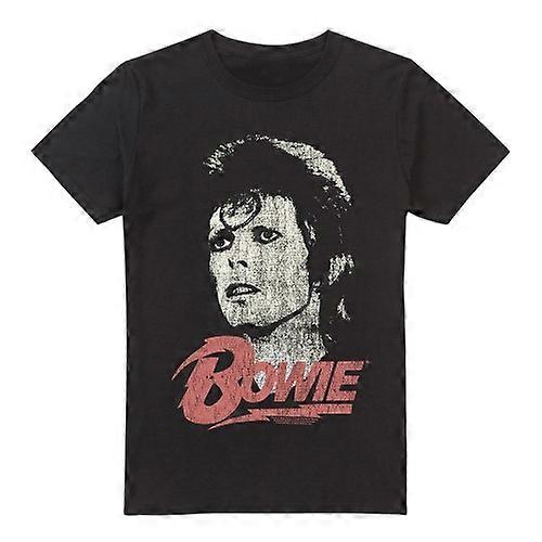 David Bowie Mens Distressed T-Shirt