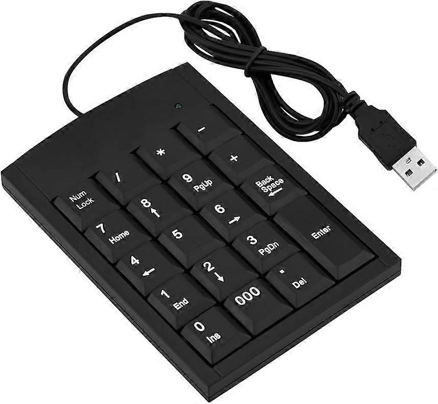 USB Numeric Keypad - Mini Portable USB Numeric Keypad for Laptop Computer Numeric Keypad Portable Keyboard