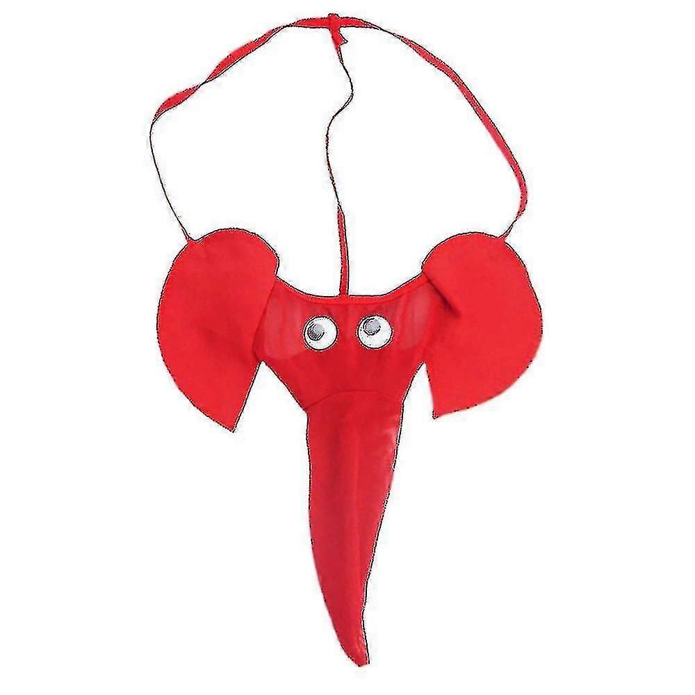 Multi-color Men's Elephant Panties G-strings Thongs - Pack Of 4[HS]