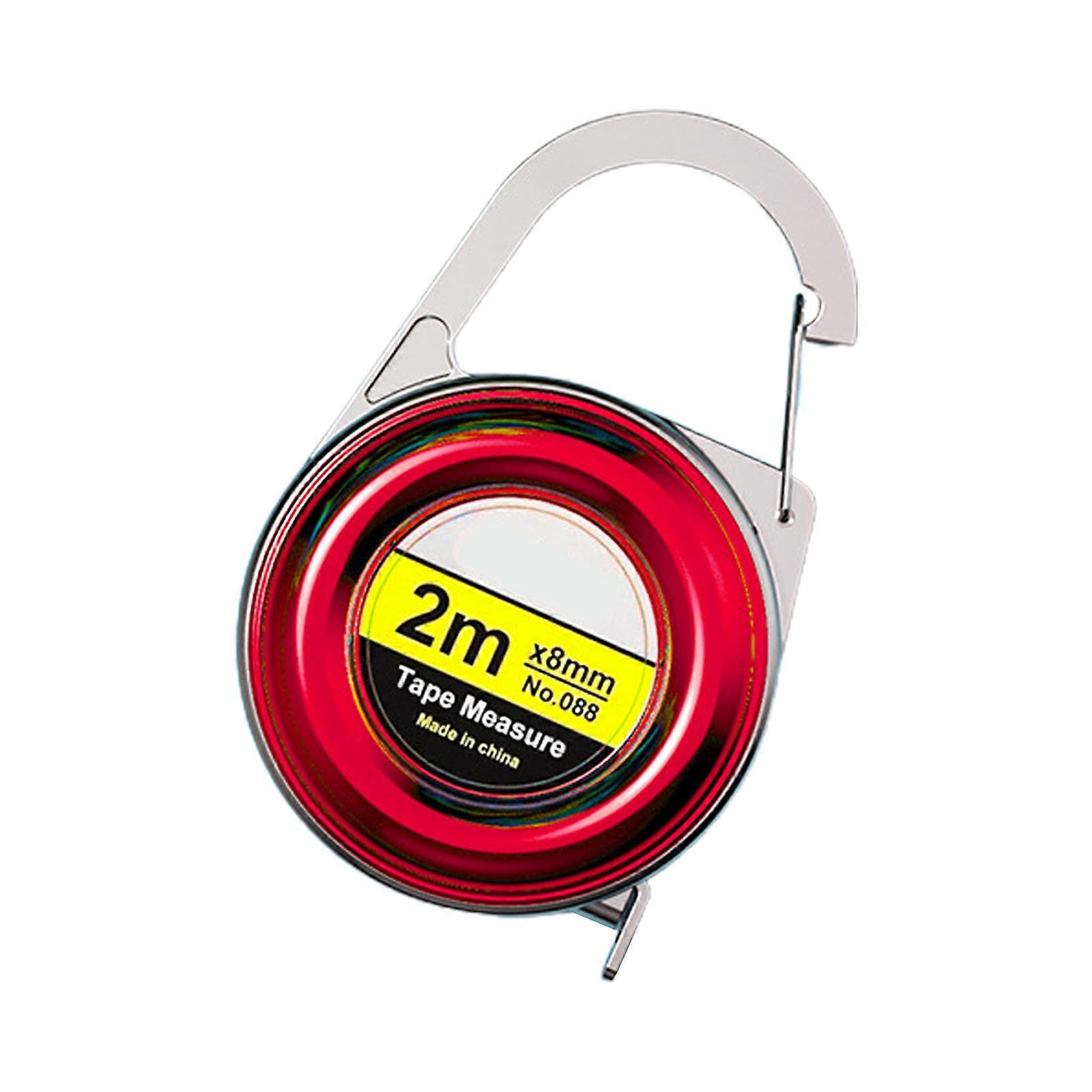 Tape Measure Retractable, Mini Measuring Tape,79-Inch Soft Body Tailor Sewing Measuring Ruler,Cloth Measure Ruler Red