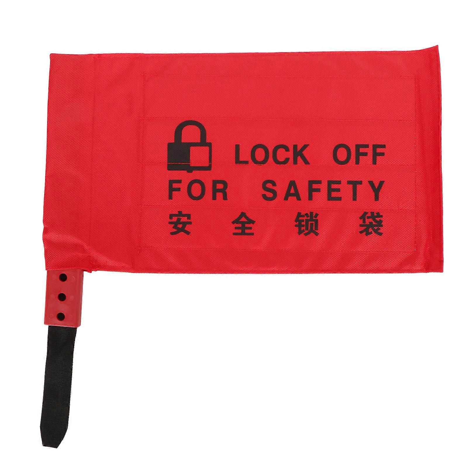 Industrial Safety Plug Lockout Bag - Durable, Easy Use, Visual Warning for Energy Isolation