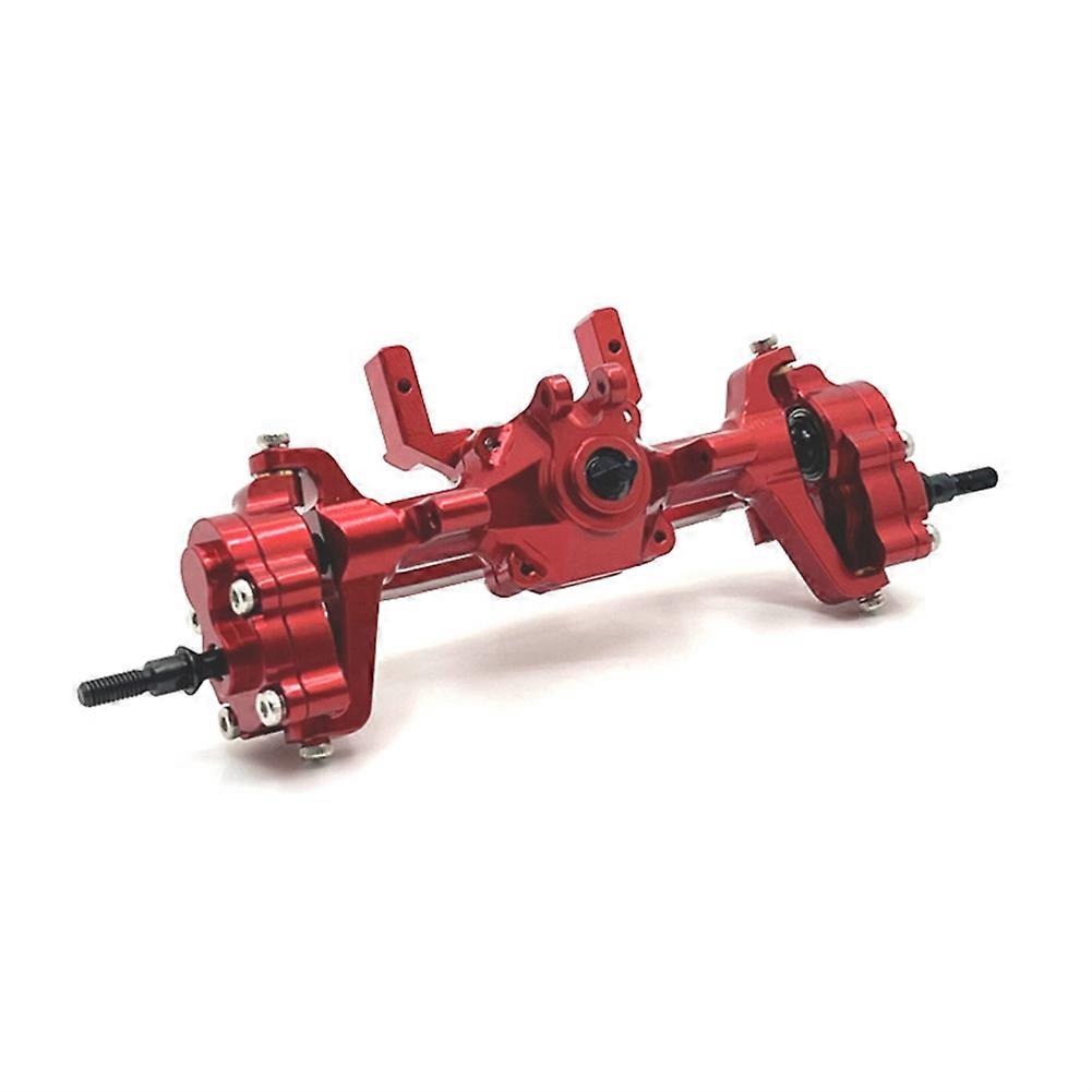 Metal Complete Front Axle Kit For FMS 1/24 FCX24 Xiaoqi Crusher Red