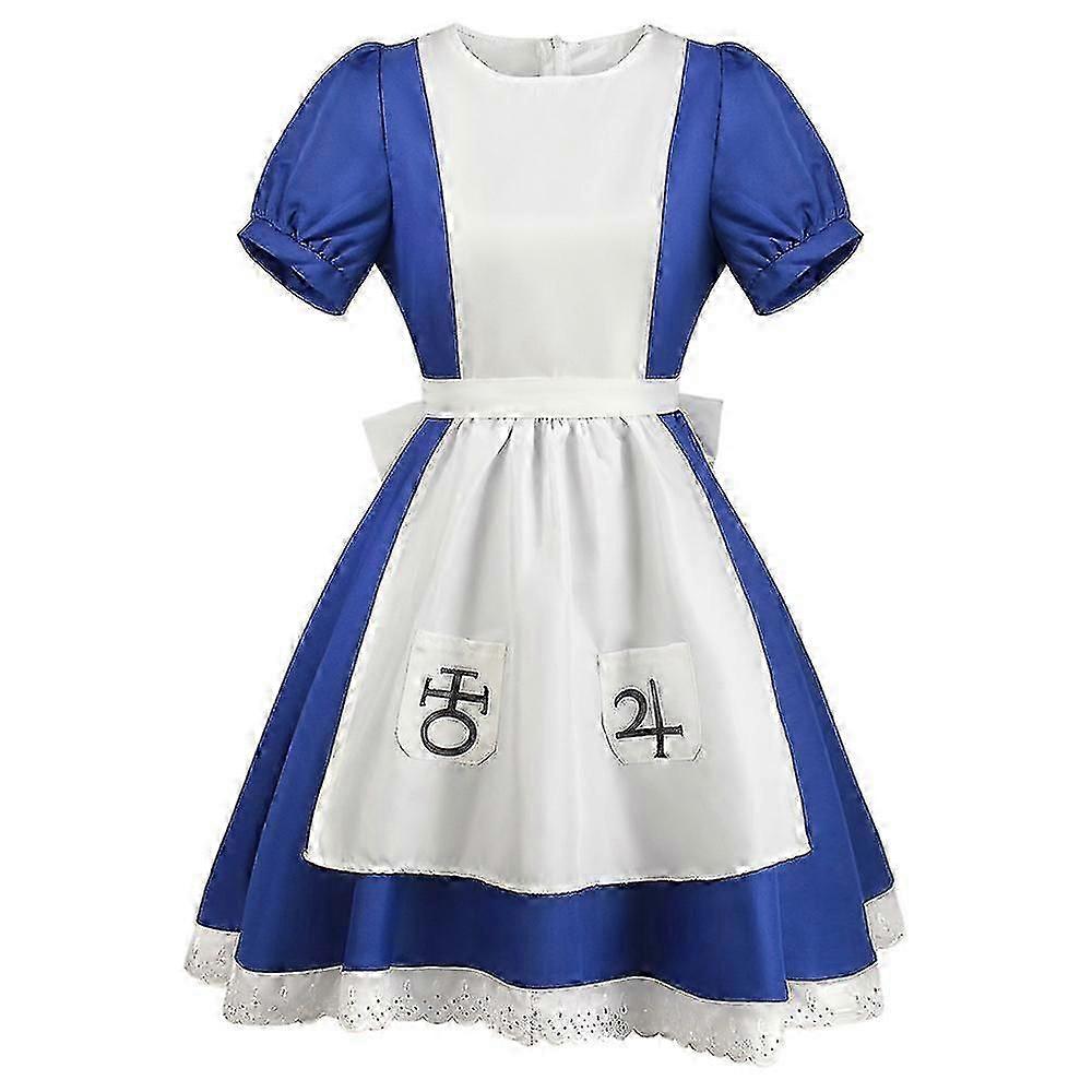 Alice Madness Returns Cosplay jelmez Alice szobalány jelmez színpadi előadás jelmez nőknek