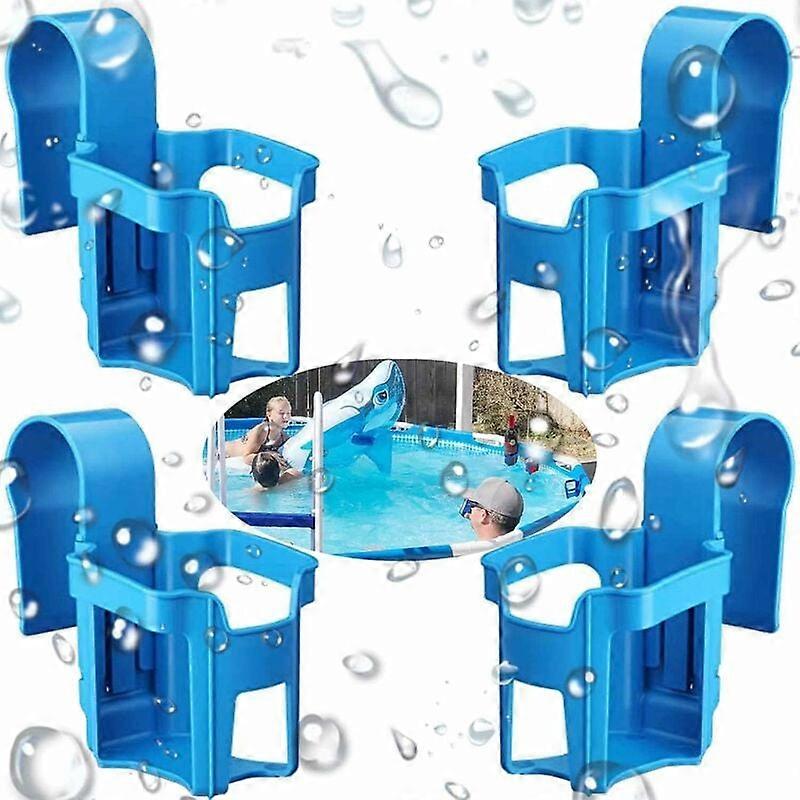 Strong And Durable Poolside Cup Holders For Uninterrupted Relaxation, No-Spill Drink Storage Solution For Your Pool Time, Polypropylene Plastic Easy