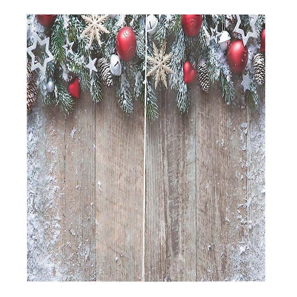 2pc/Set Darkening Window Curtain Drape Valance Theme Standard Rod - Bedroom