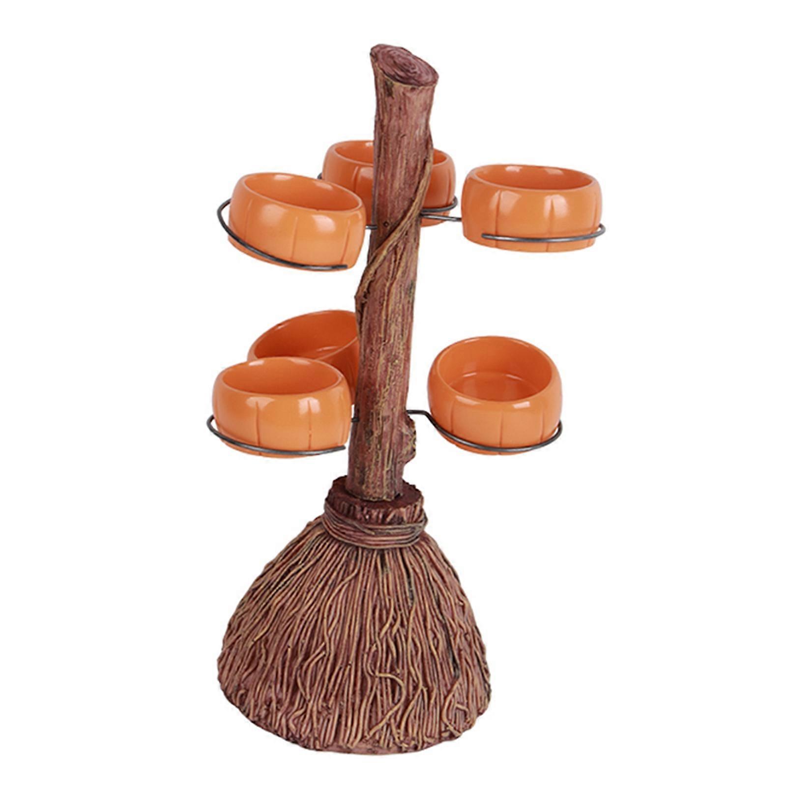 Banquet Supplies with Easy to Clean Surface, Pumpkin Bowl Stand for Halloween Decor, Unique Design and High-Quality Materials, Versatile Uses for