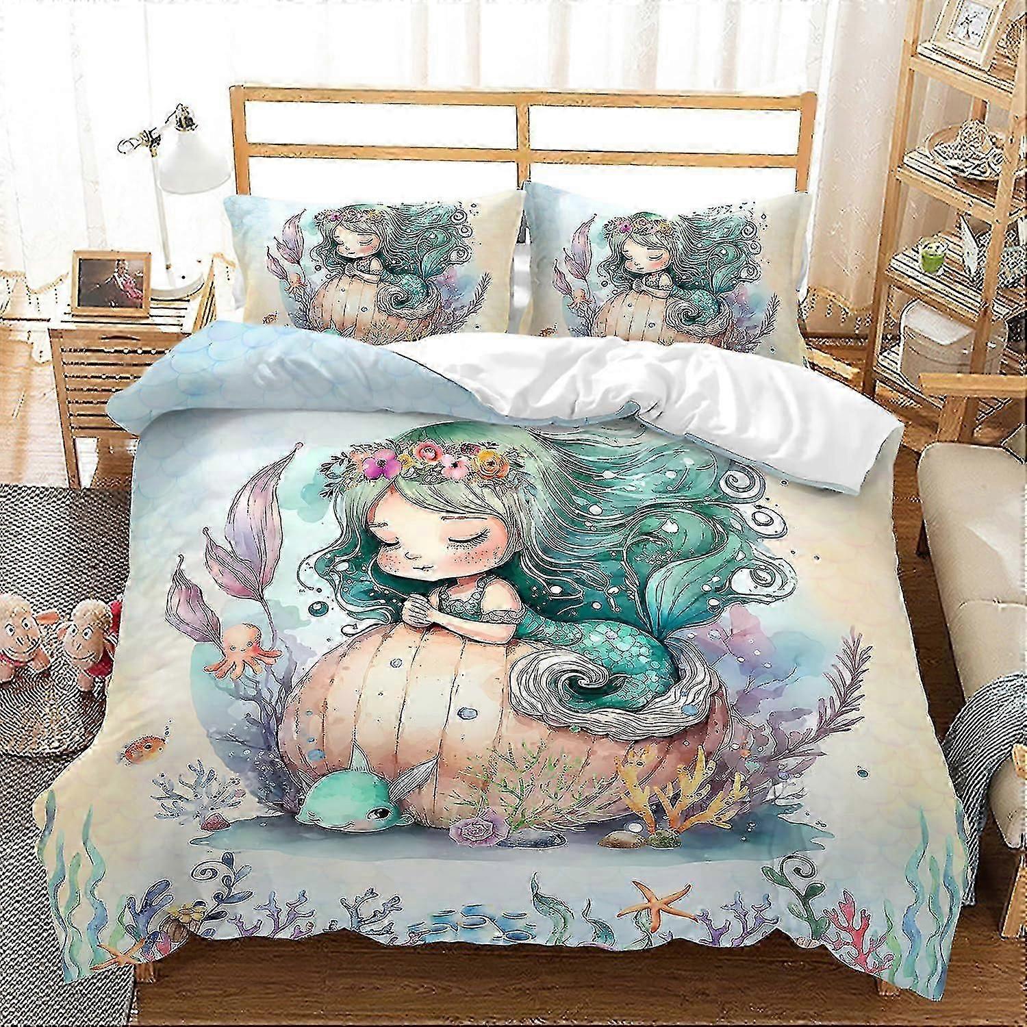 b437 Lençóis Dos Desenhos Animados Dinossauro Consolador Capa de Consolador 3 Peças Conjunto de Cama 1 Colcha e 2 Fronhas Lençóis gb437