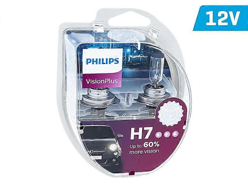 PHILIPS H7 12V 55W PX26d VisionPlus +60% pærer