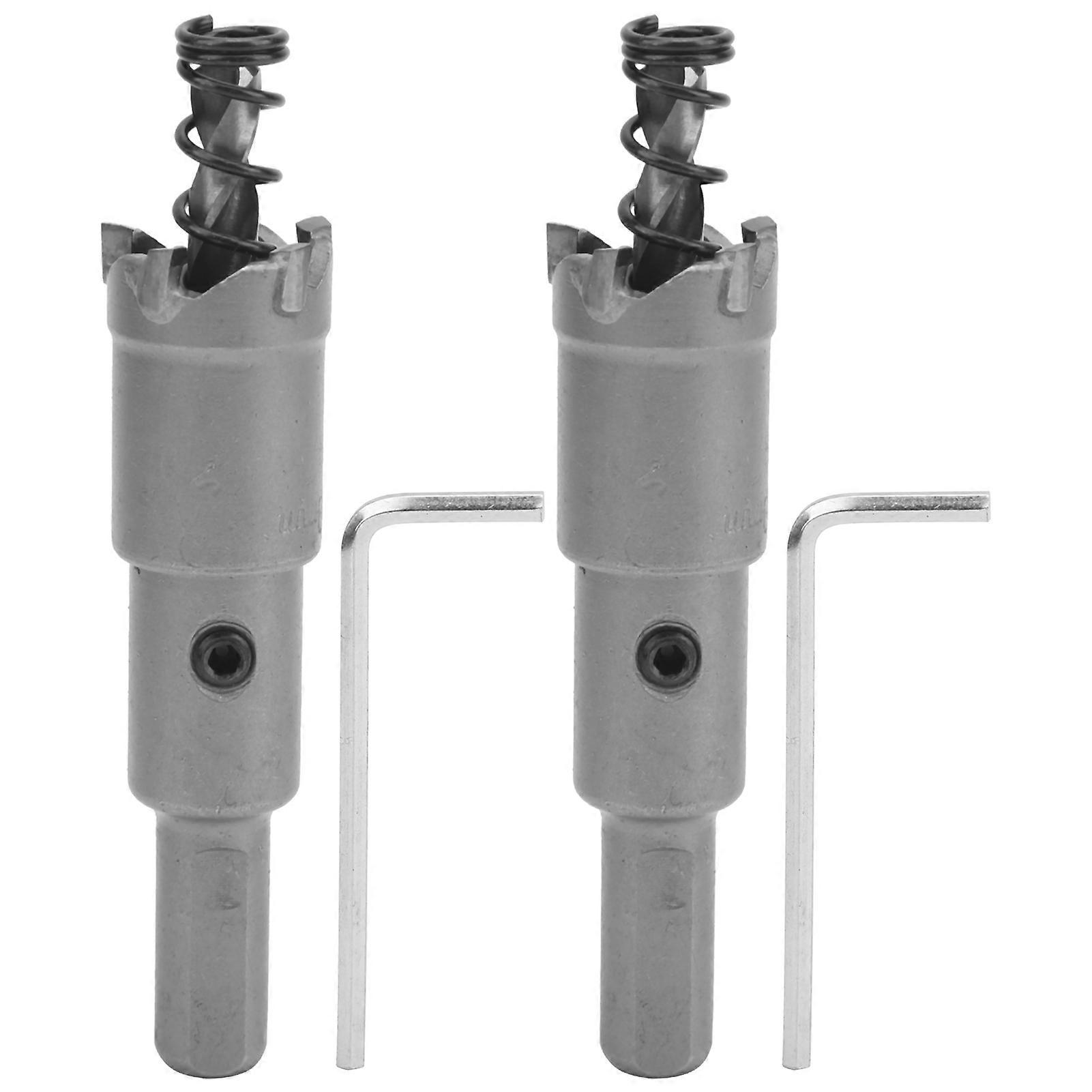 2Sets Hard Alloy Hole Saw Cutter TCT Drill Bit Cutting Tool High Efficiency for Hole Opening