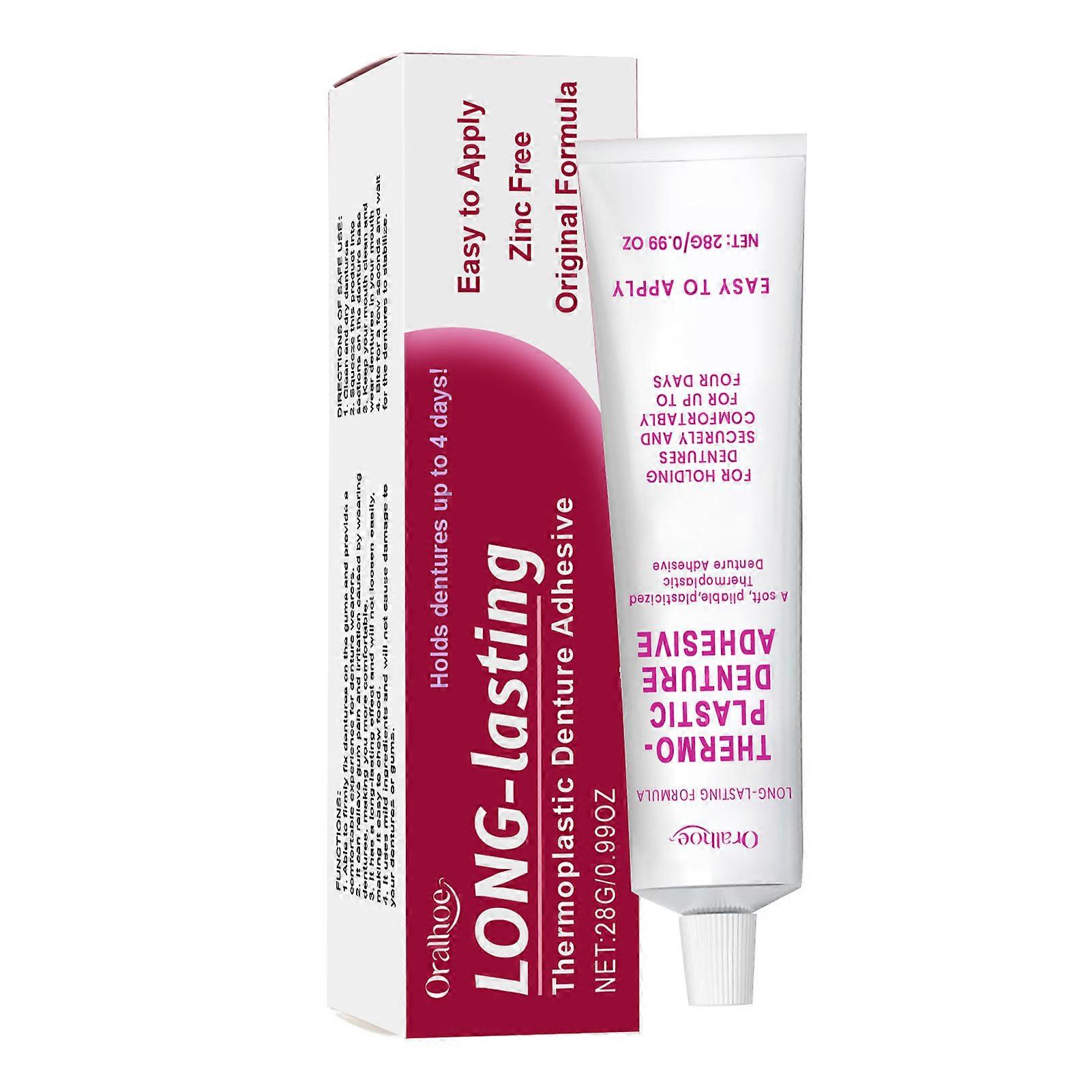 Soft Thermoplastic Denture-Adhesive Waterproof Denture-Adhesive Cream for Partial-Dentures