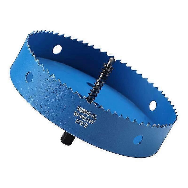 6-1/2 Inch Hole Saw, 165mm HSS Hole Cutter, Bi-Metal Hole Drill with Hex Shank for Cutting Soft Met