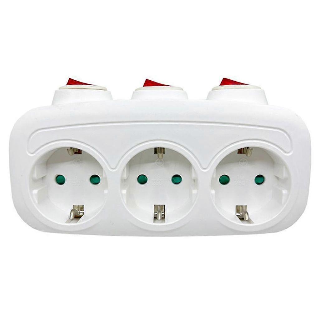 1 To 3 Outlet Extender Space Saving Featuring Independent Switches Efficient