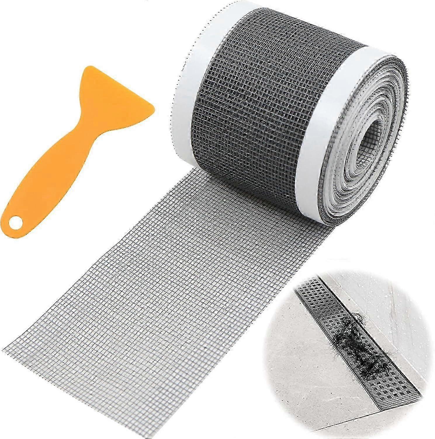 Shower Drain Mesh Sticker - Rectangular Sink Strainer, Easy to Use, Bathroom Floor Drain Catcher Cover