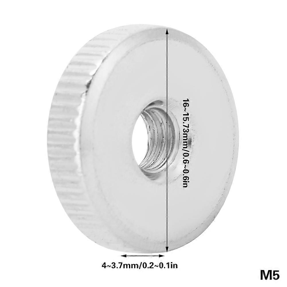 10 x GB807 M4 M5 M6 M8 M10 (M5) Knurled Nuts with Handle
