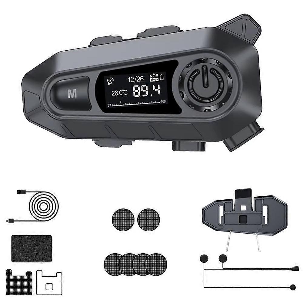 A1 IP67 Waterproof Motorcycle Helmet Noise Reduction Bluetooth Headset