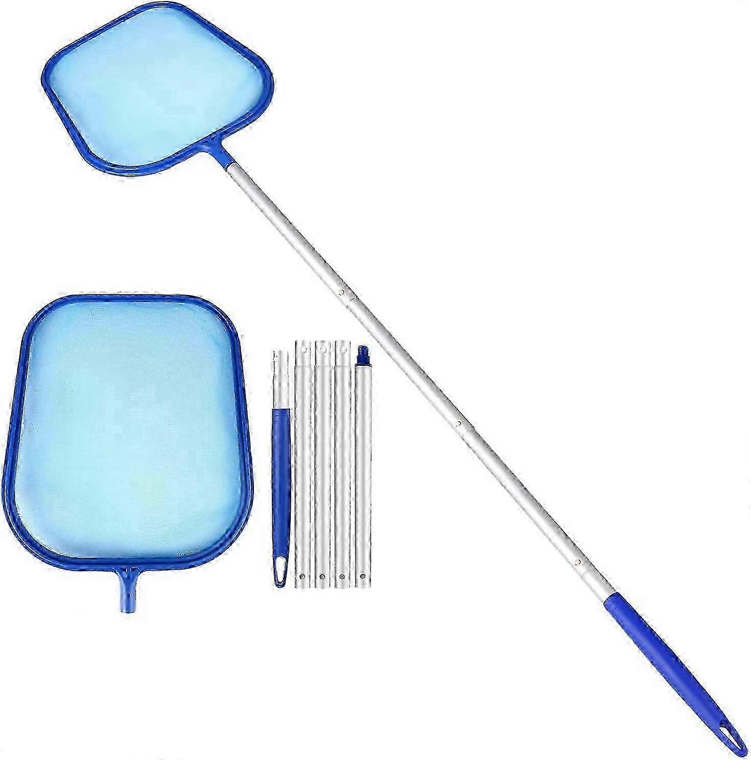Swimming Pool Leaf Net with 5 Aluminum Telescopic Rods