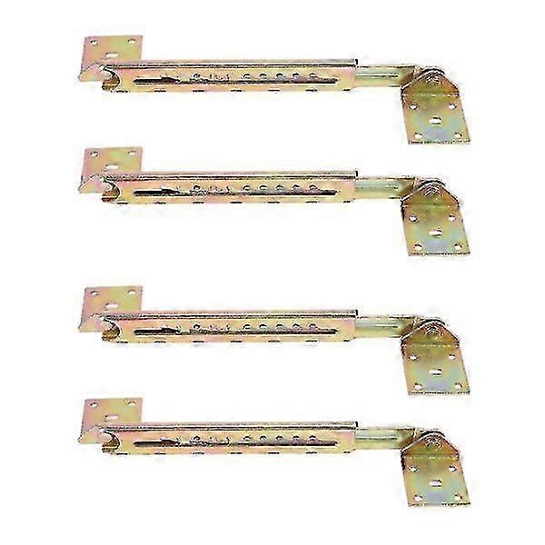 Adjustable Angle Hinges 10 Position Metal Sofa Bed Headrest 2 Pairs Bronze Tone Durable Construction