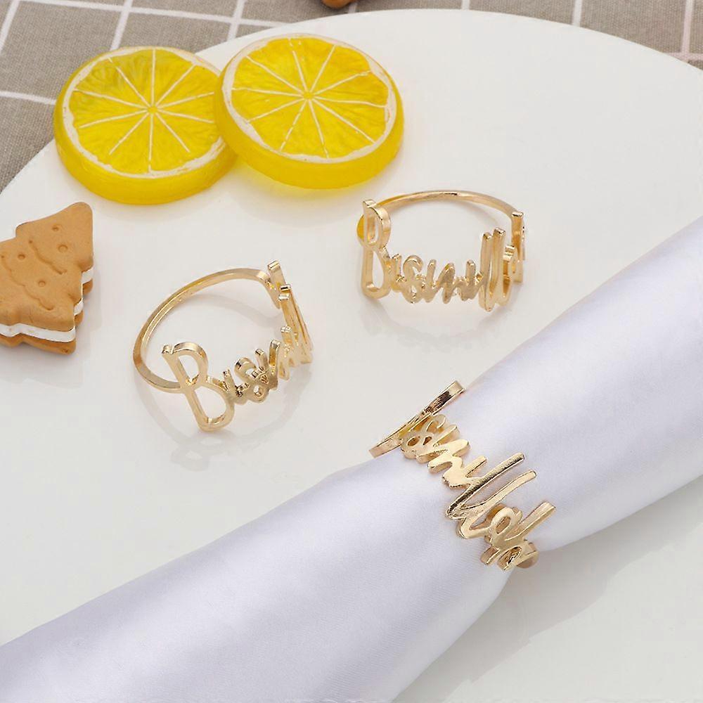 Napkin Rings - Set of 6 Party Table Decorations
