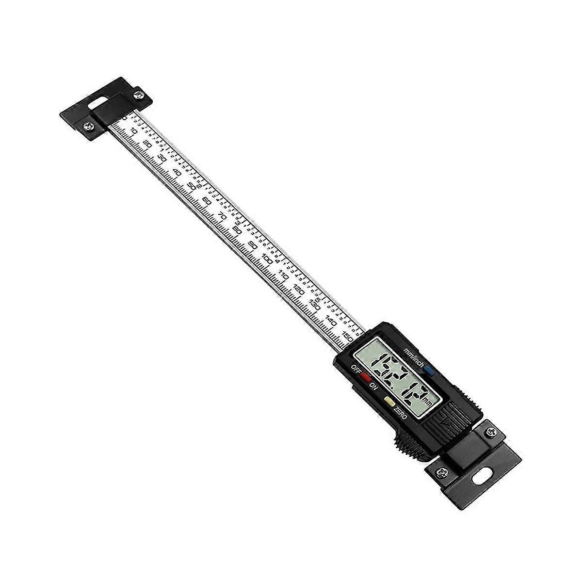 Display digitale orizzontale verticale orizzontale in acciaio inossidabile righello di livello display LCD calibro 0-15cm