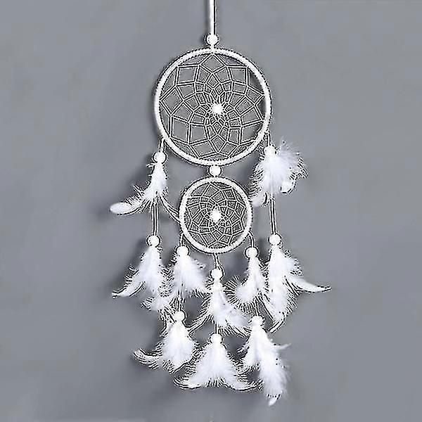 Dromenvanger met veren wit Dg.