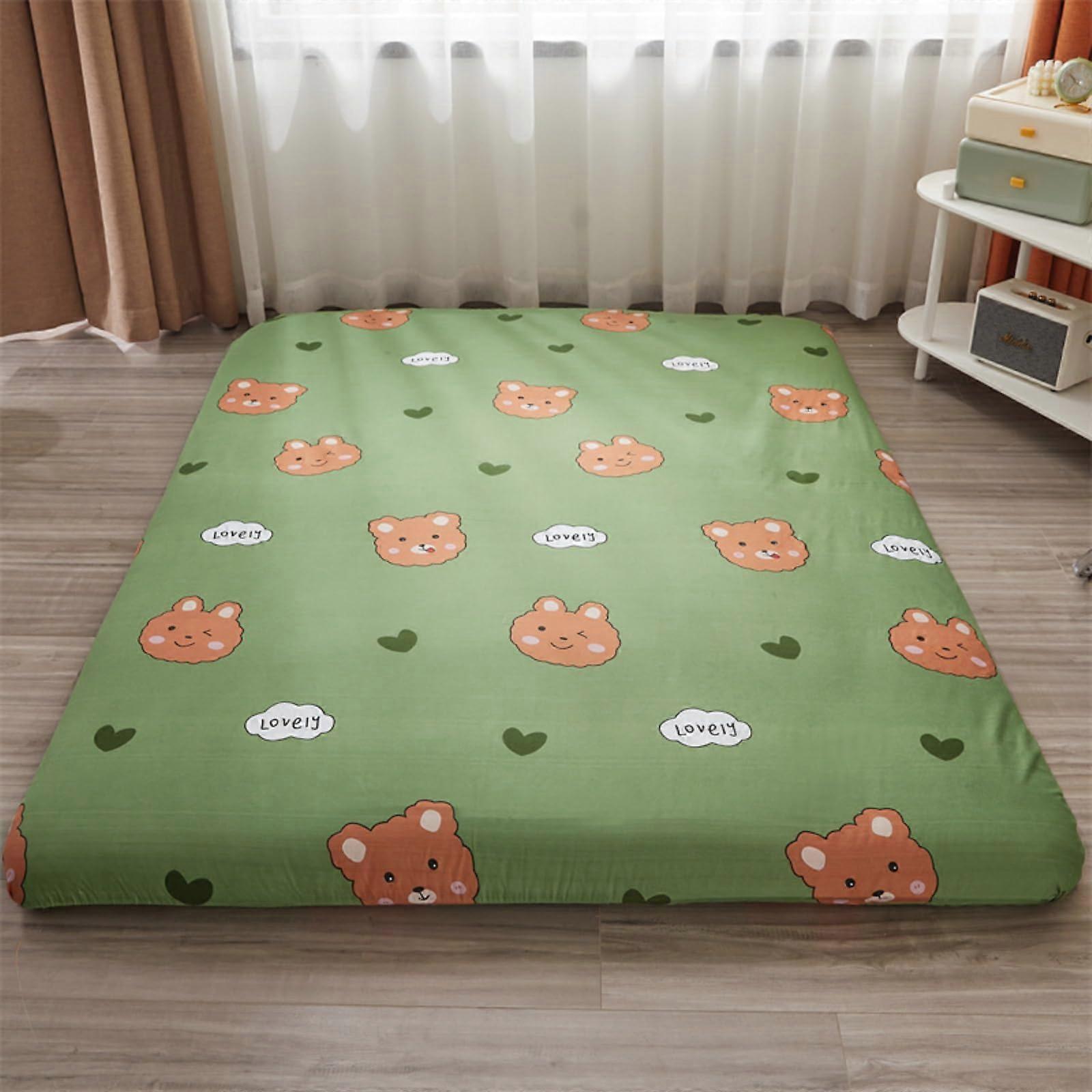 Futon Mattress Cover King Queen Full Size, Printed Japanese Floor Mattress Futon Cover RV Mattress